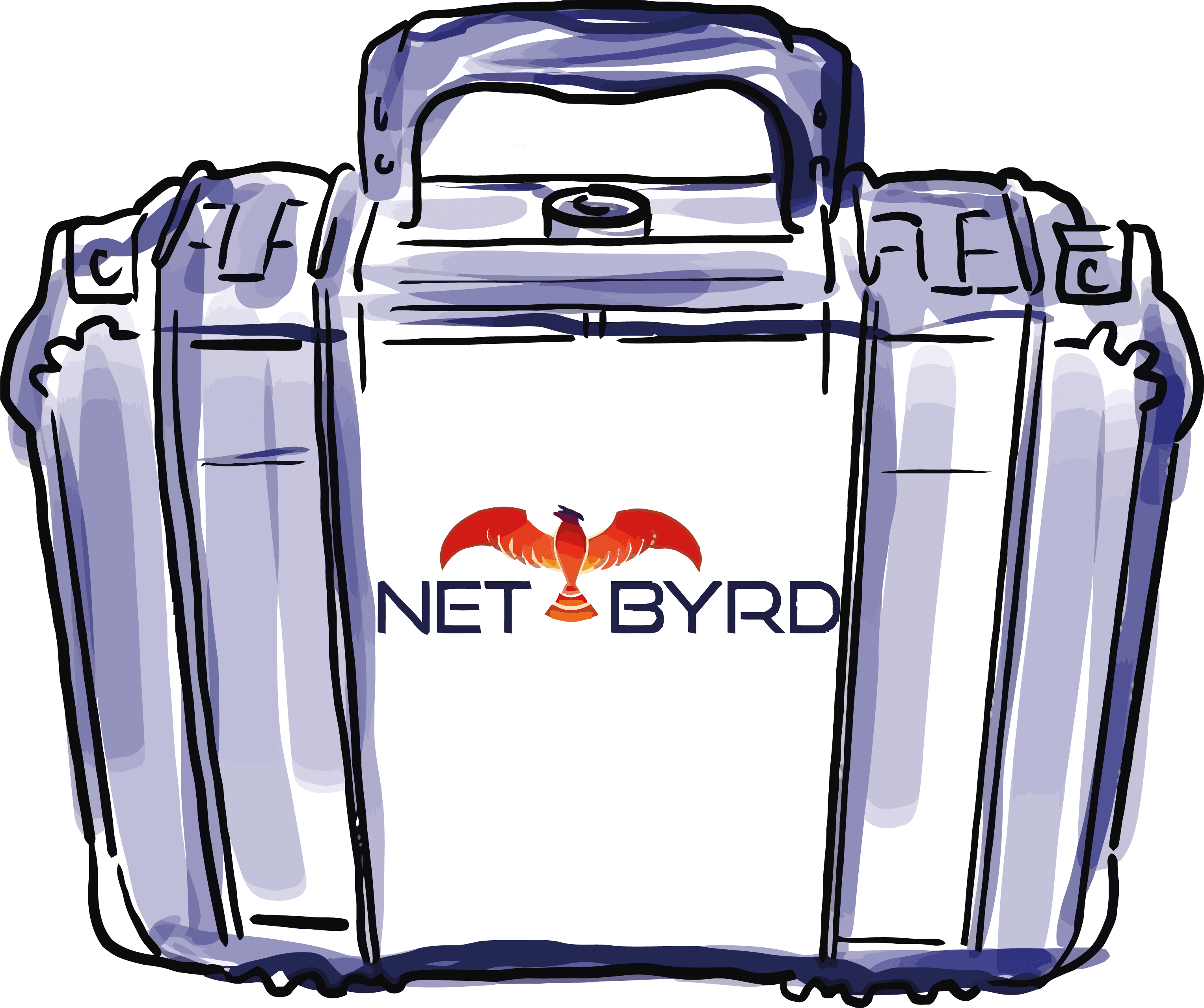 NetByrd Koffer im Sketch Format